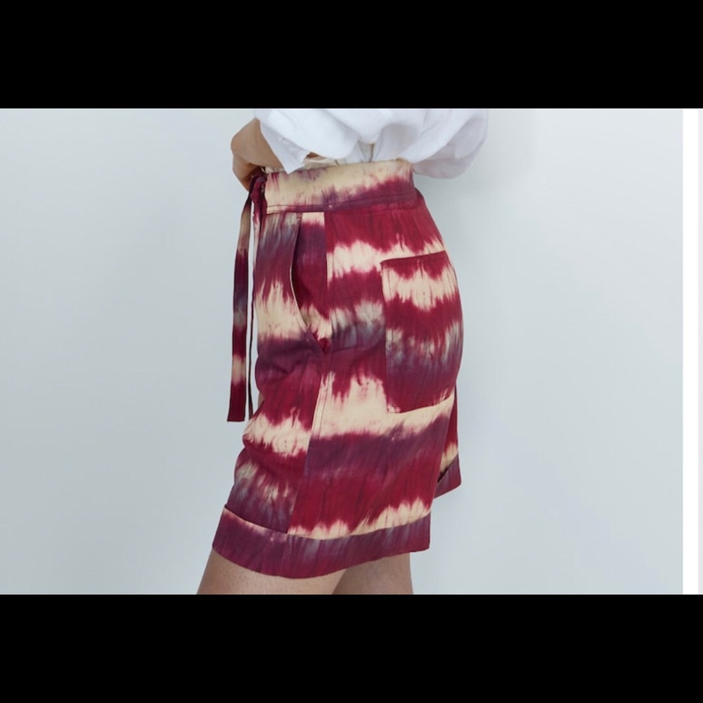 Massimo Dutti Tie Dye Bermuda Shorts